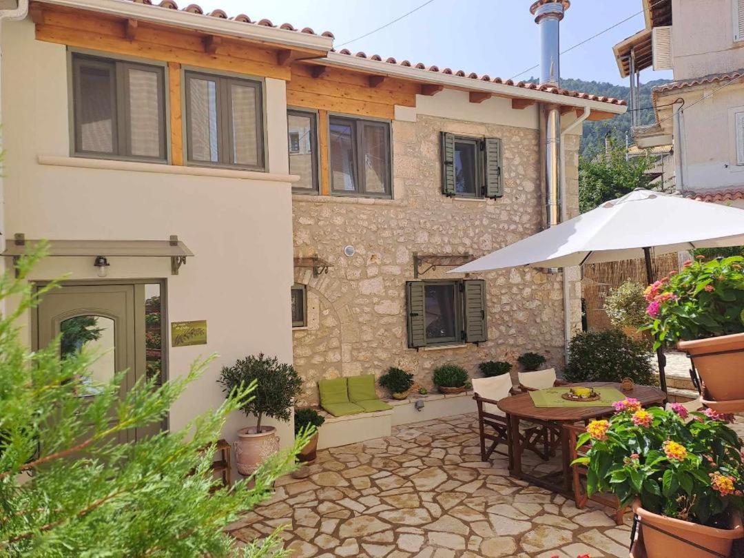 Willa La Casa Di Bella A Tradional Stone House With Barbecue Kariá Zewnętrze zdjęcie