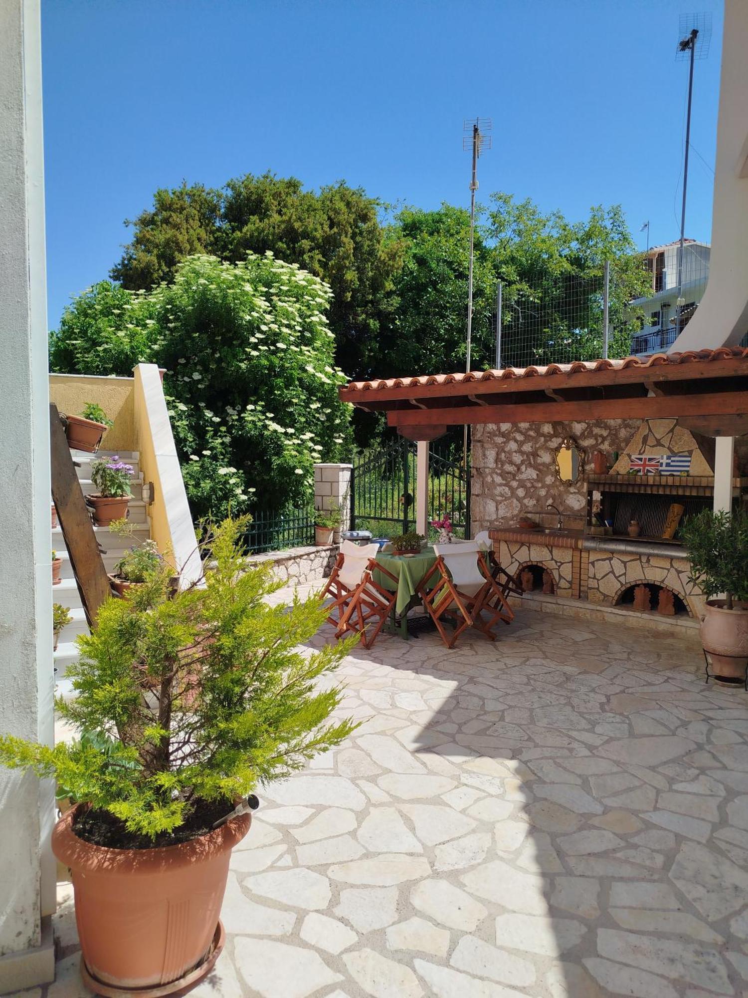 Willa La Casa Di Bella A Tradional Stone House With Barbecue Kariá Zewnętrze zdjęcie